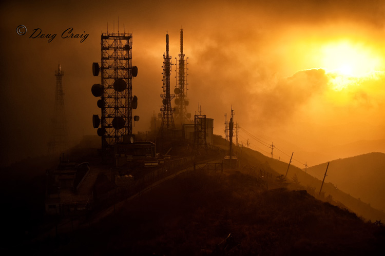 Foggy Daybreak At Hambaeksan