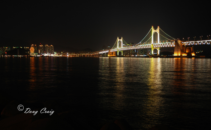 Gwangan Bridge At Night