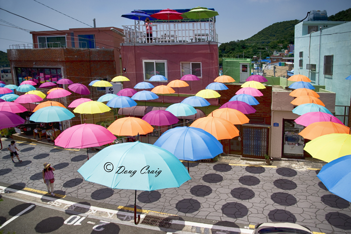 Festive Umbrellas At Gamcheondong